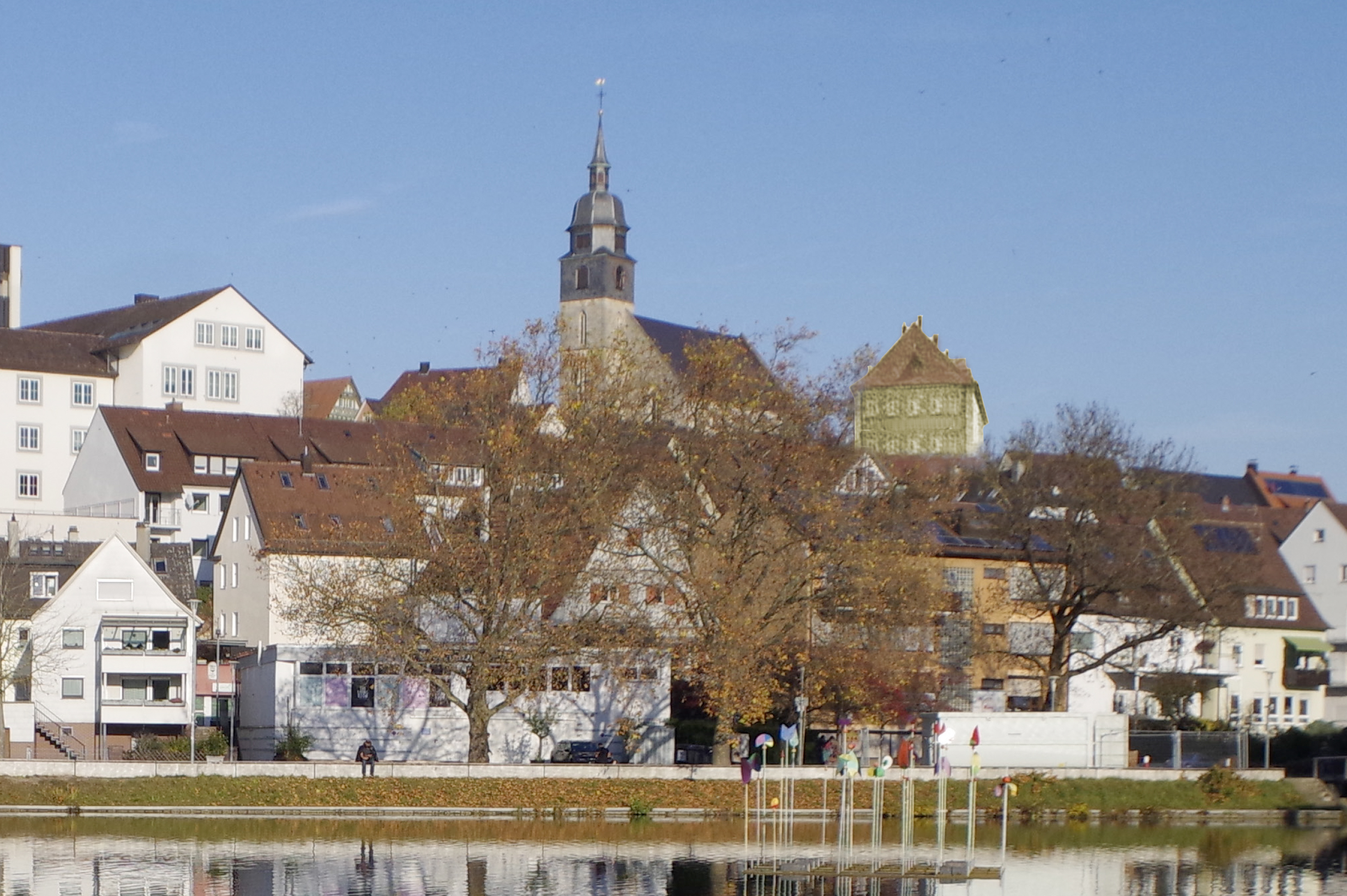 Fotomontage Schloßberg Bebauung Böblingen